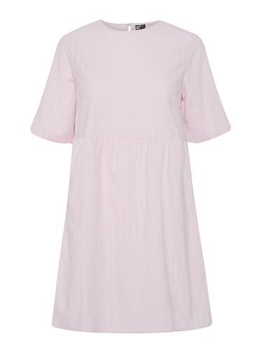 Pieces Pcmuna SS O-Neck vestito corto XS scollo tondo