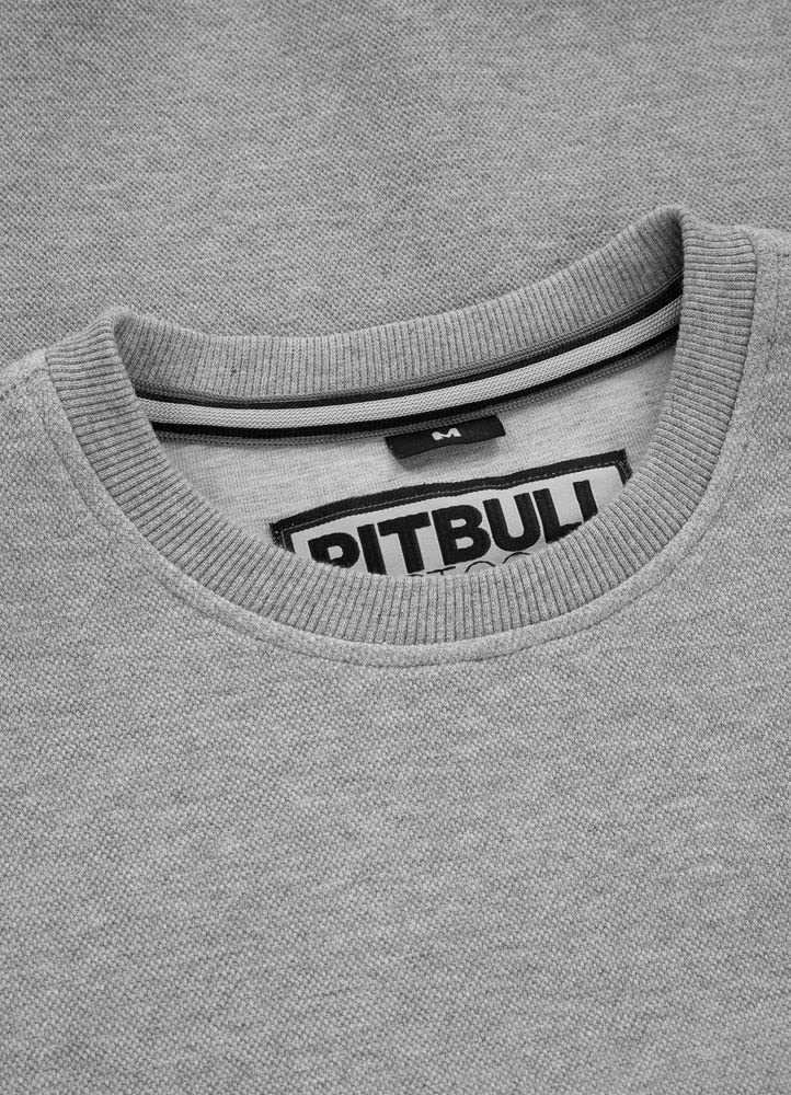 Pitbull Small Logo felpa uomo piquet manica lunga