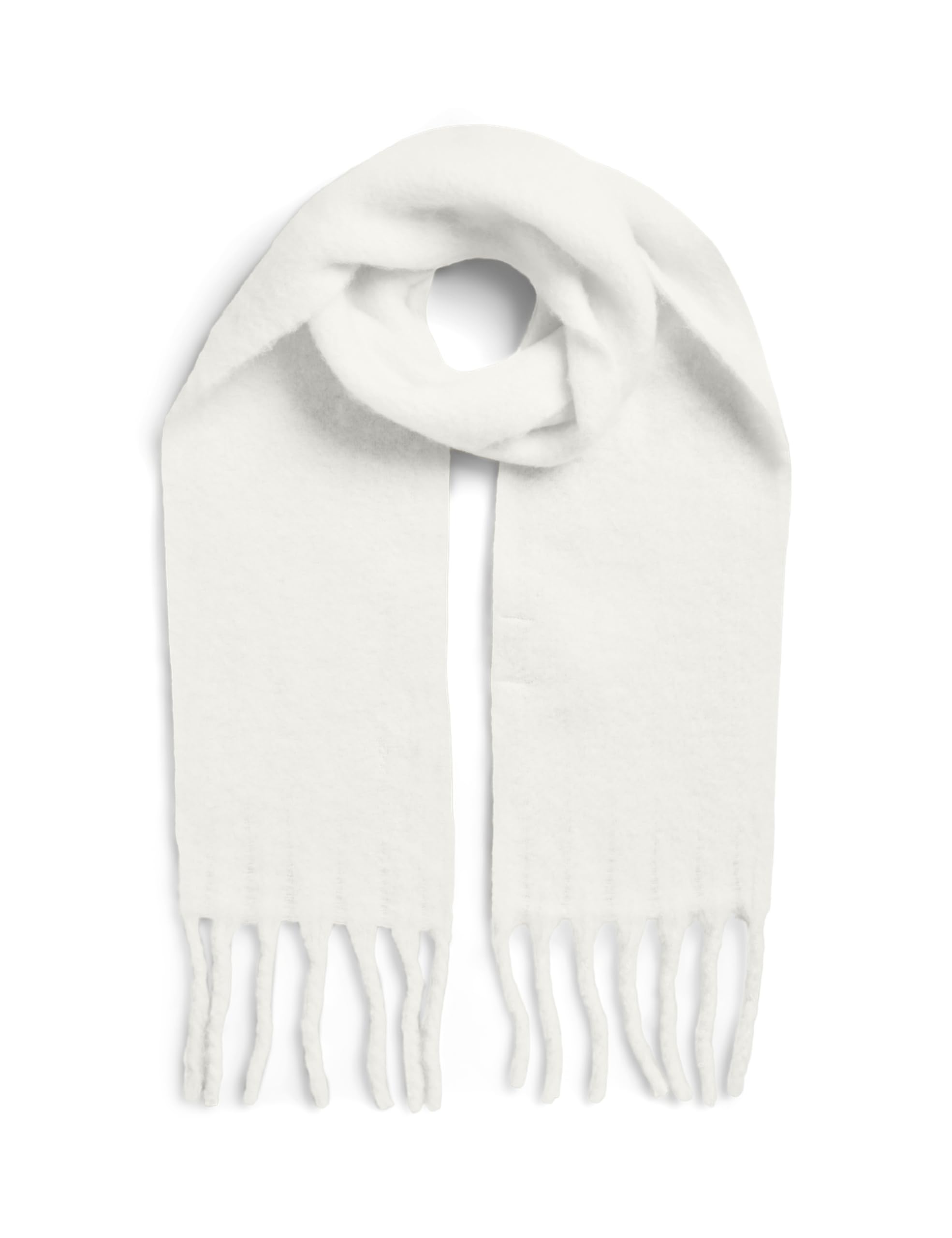 Pieces Pclulu Solid Long Scarf sciarpa cloud taglia unica tinta unita