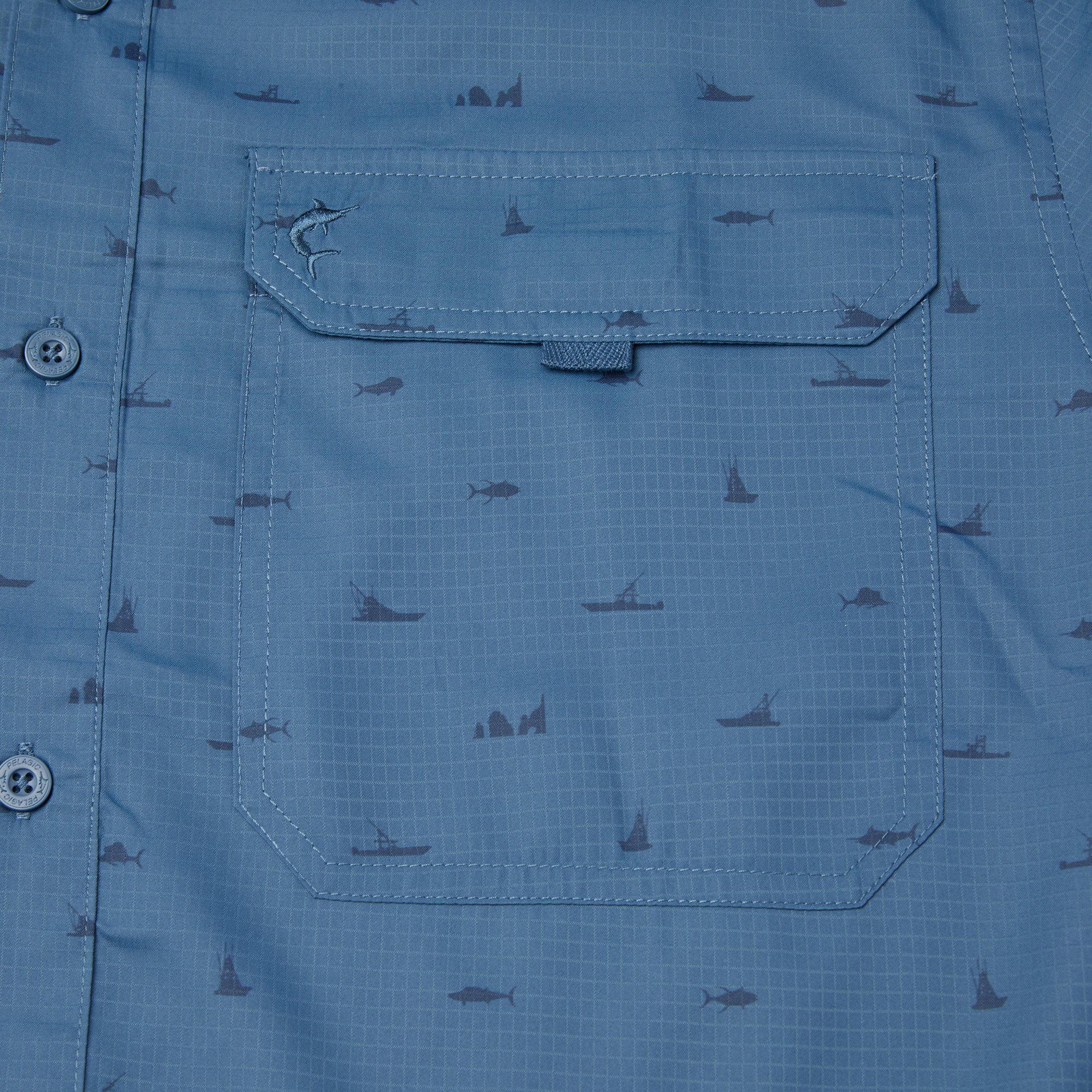 Pelagic Keys Mini Arch camicia Abyss UPF 50+