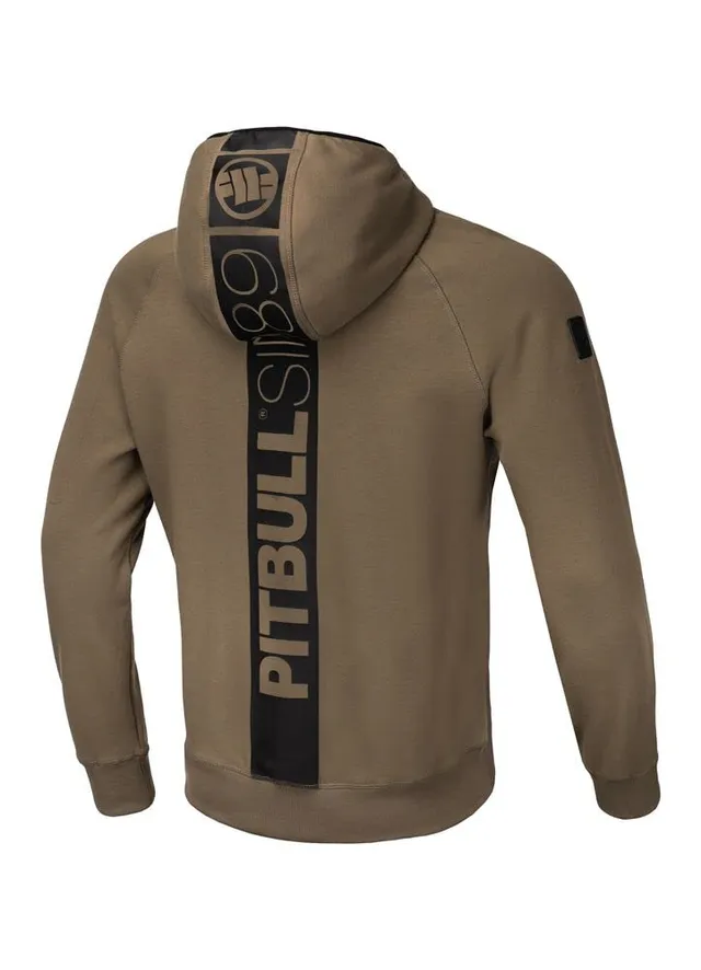 Pitbull West Coast Stafford felpa cappuccio coyote S cotone