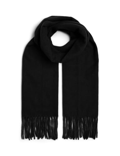 Pieces Pclesia Long Scarf sciarpa nera taglia unica