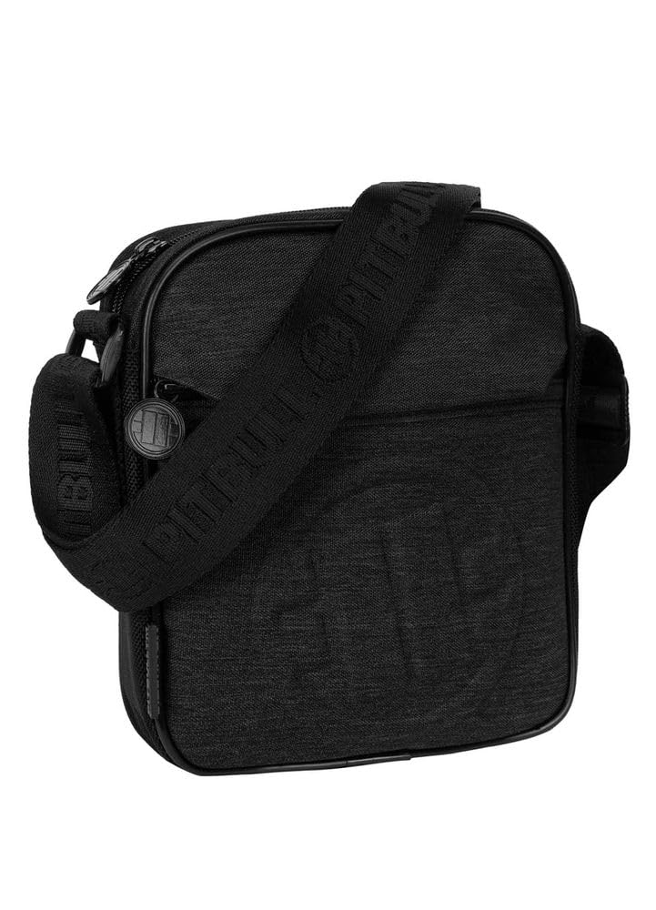 Pitbull Hilltop II borsello uomo nero nylon