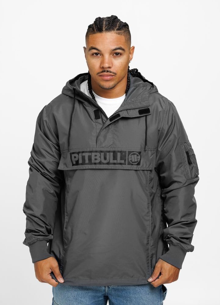Pit Bull West Coast Loring giacca uomo grigia XL antivento