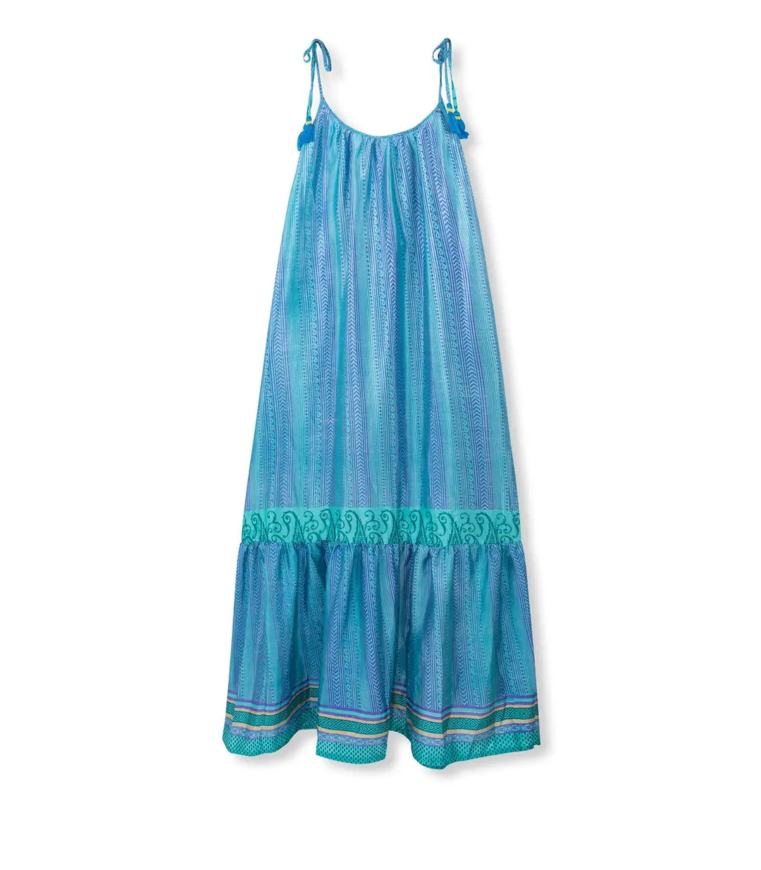 el.residu Myra #8 vestito midi blu S/M viscosa