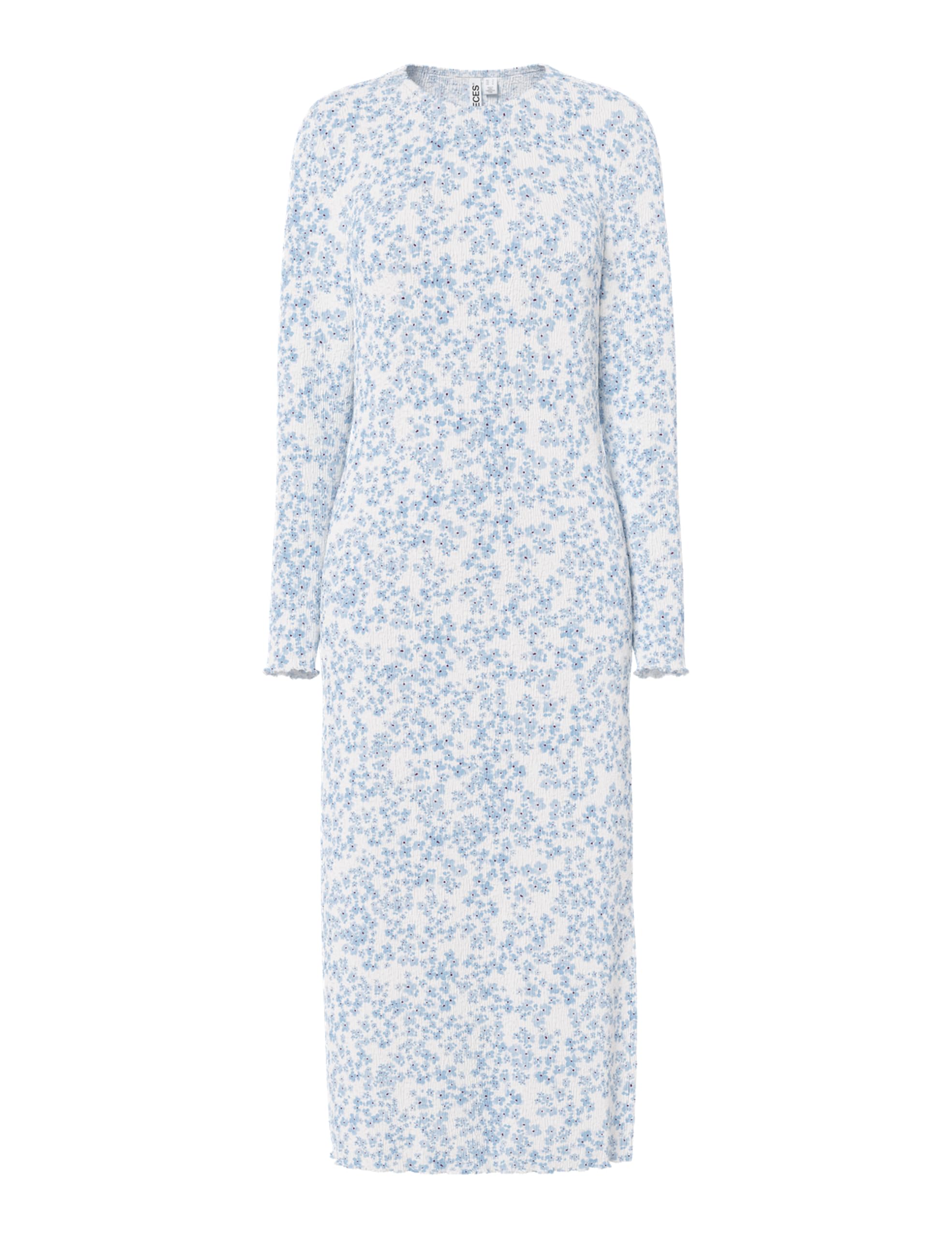 Pieces Pcflora LS Midi Dress Jrs Noos BC abito midi donna