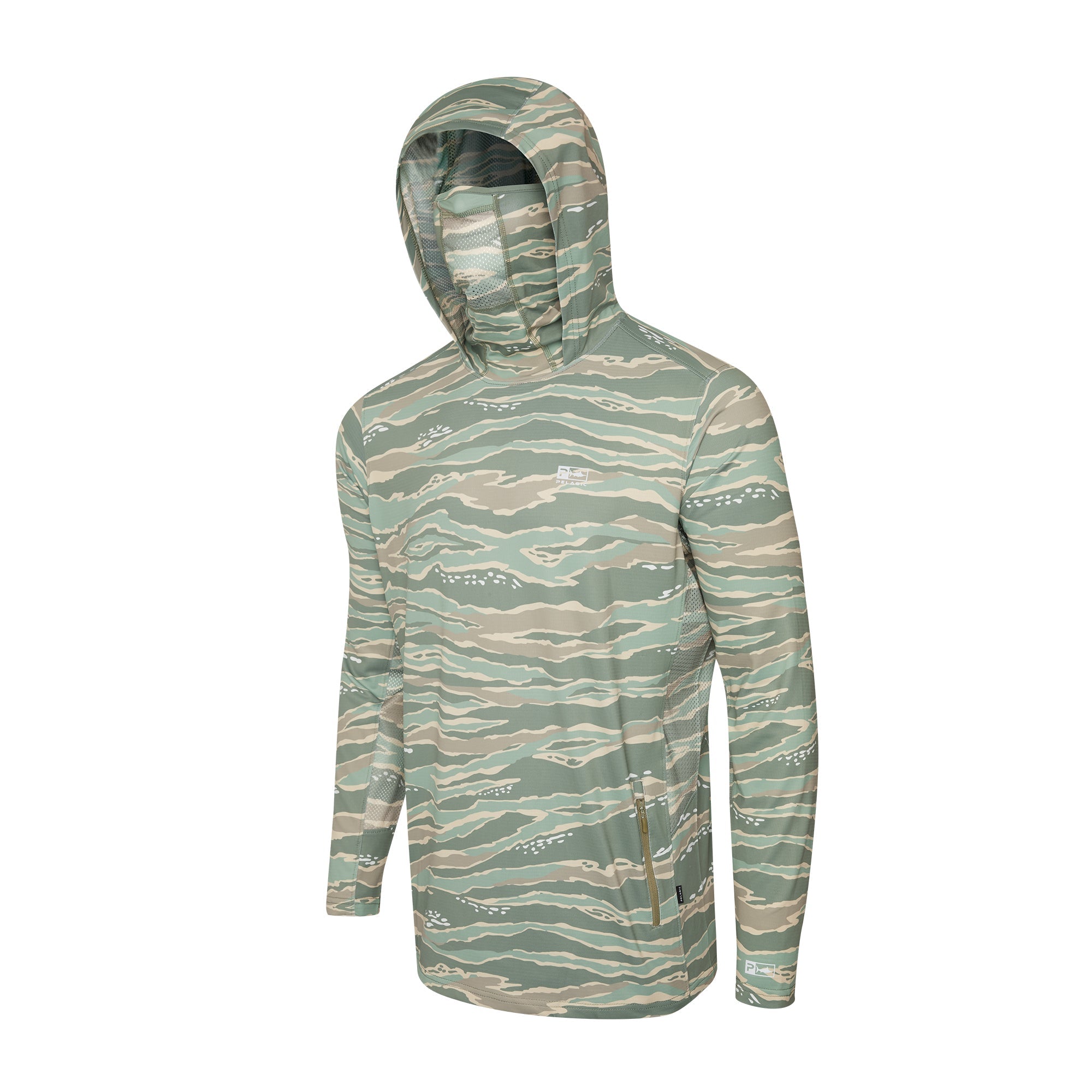 Pelagic Exo-Tech felpa uomo mangrove UPF 50+