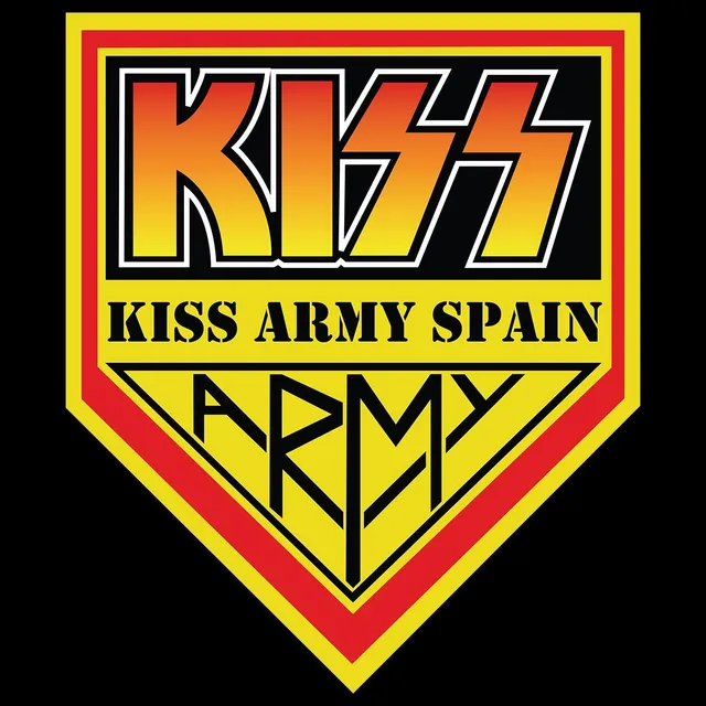 Matrix Music Store Tee-Records Kiss-Army Spain Logo t-shirt cotone organico