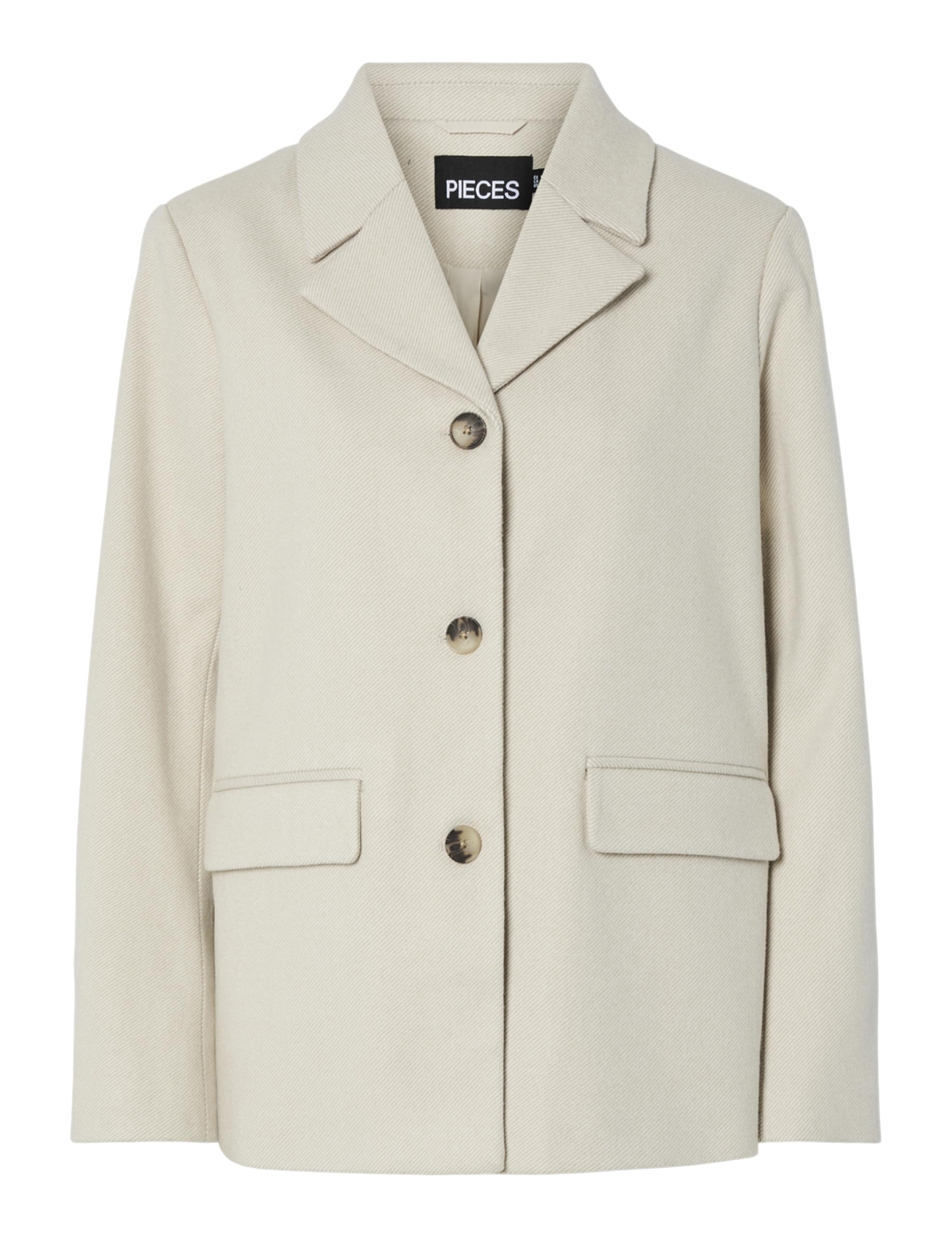 Pieces Pcbianca LS Blazer giacca donna nera taglia M