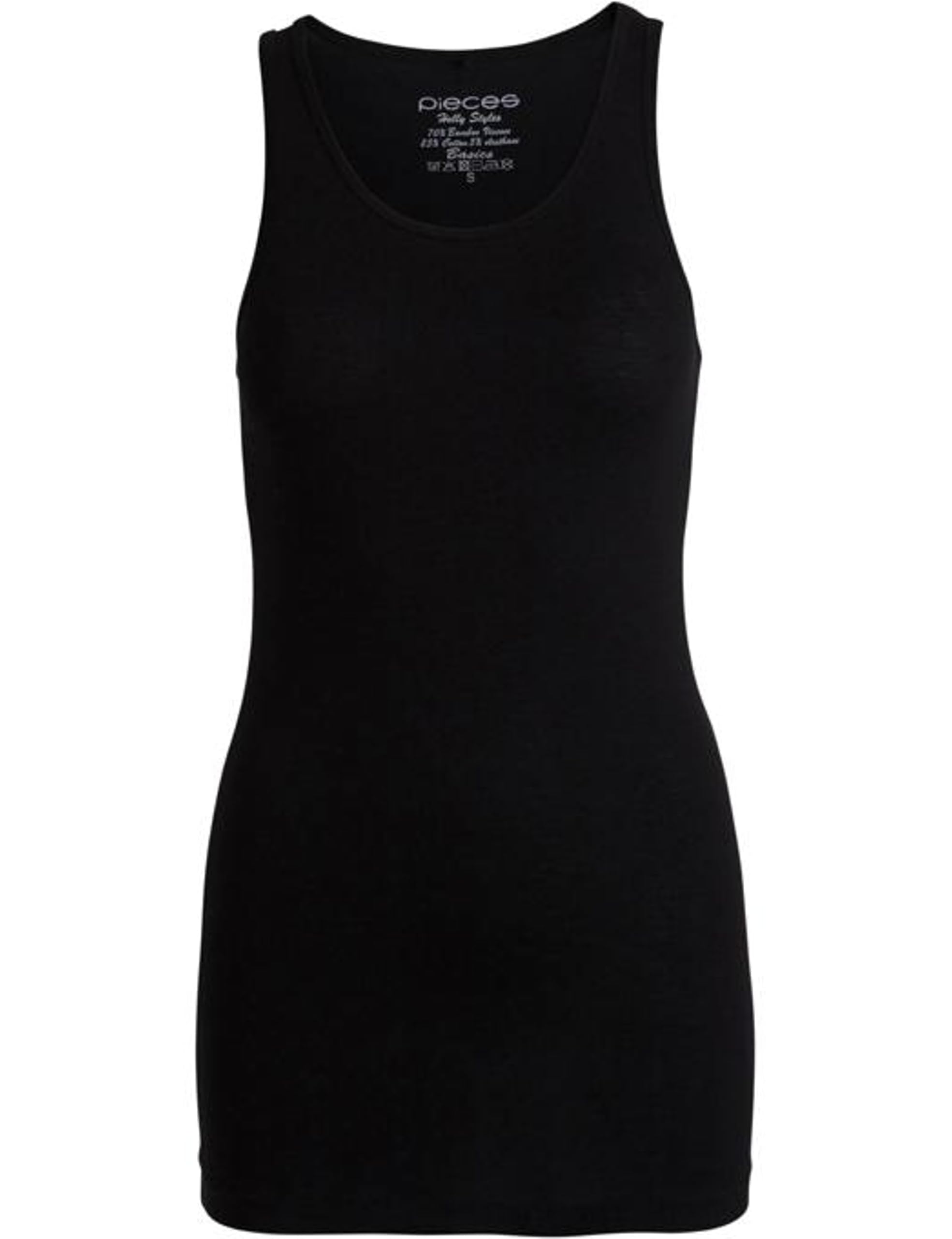 Pieces Pcholly Tank Top canotta donna blu taglia S