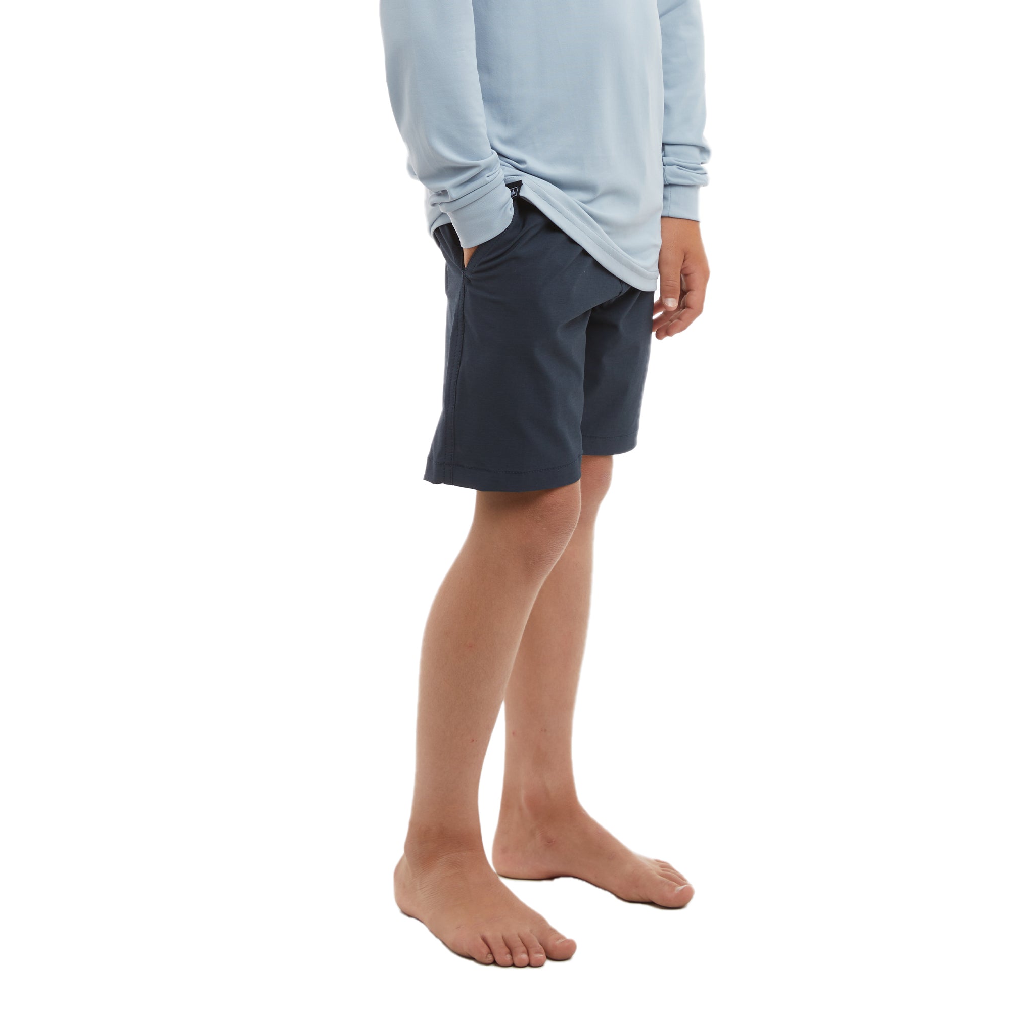 Pelagic Youth Mako shorts ragazzo blu navy asciugatura rapida