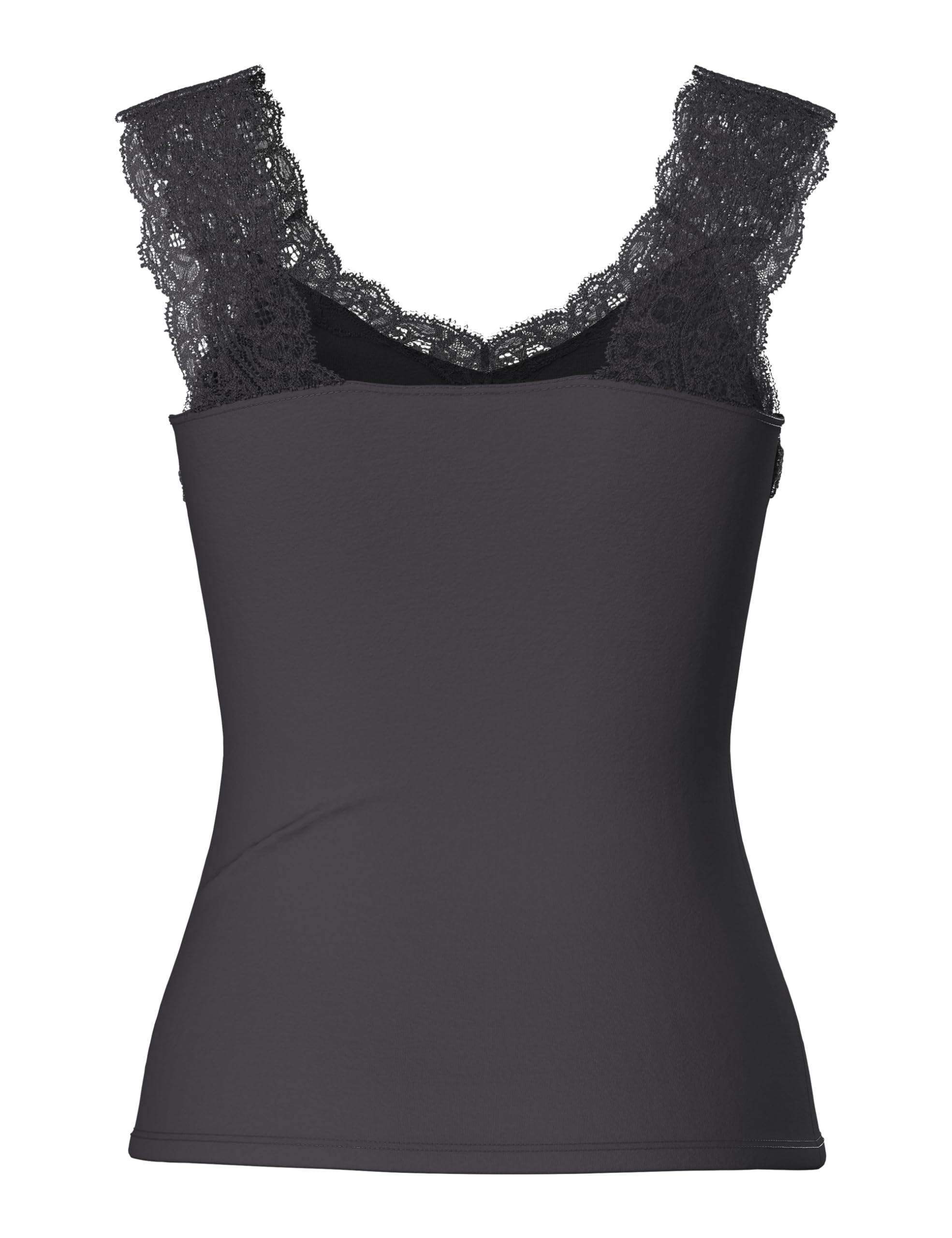 Pieces Pcbarbera top pizzo grigio taglia M