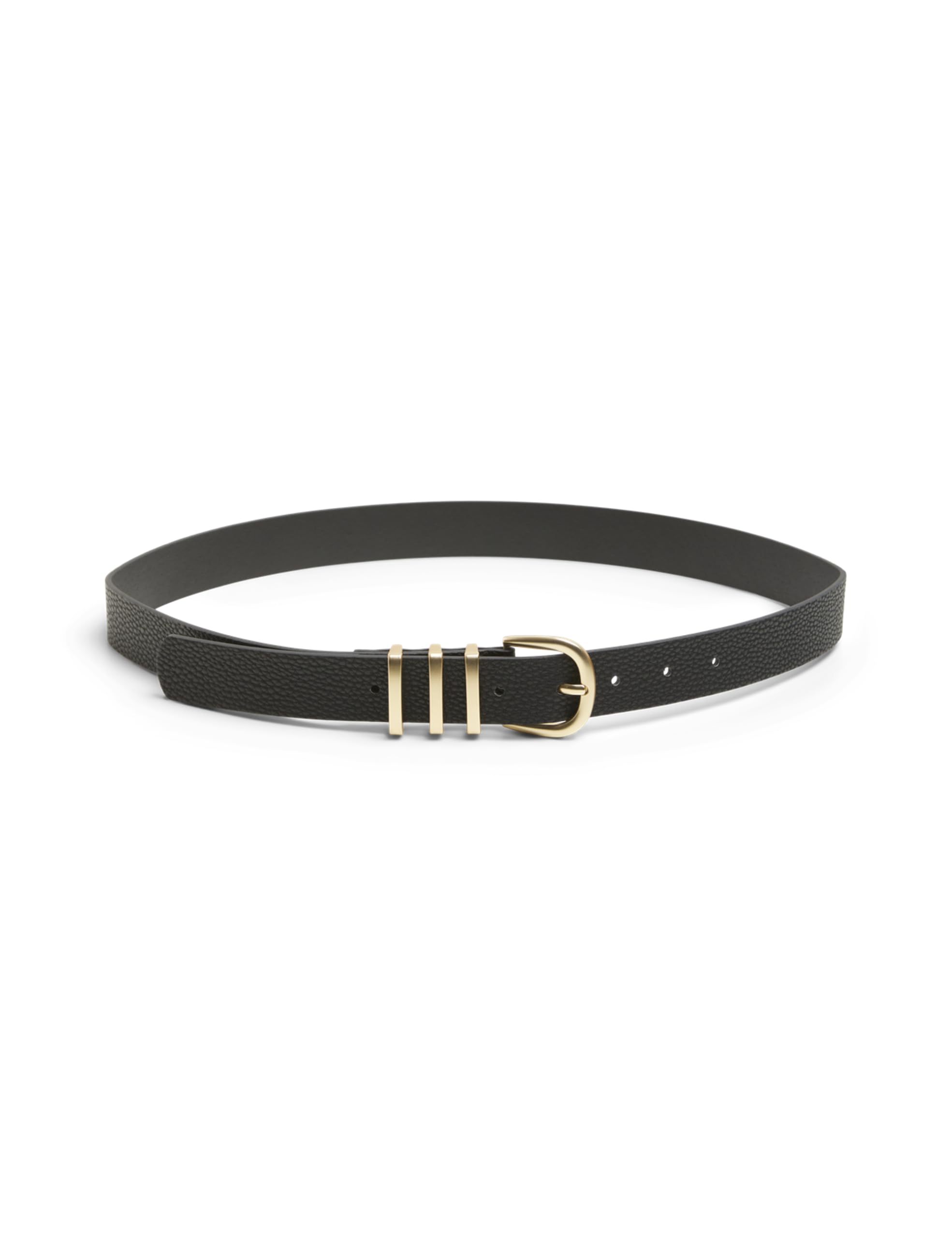 Pieces Pclea Jeans Belt cintura donna nera 85 ecopelle