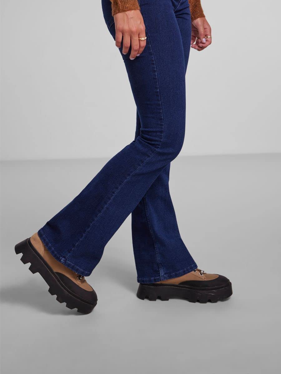 Pieces Pcpeggy Flared HW jeans svasati taglia S