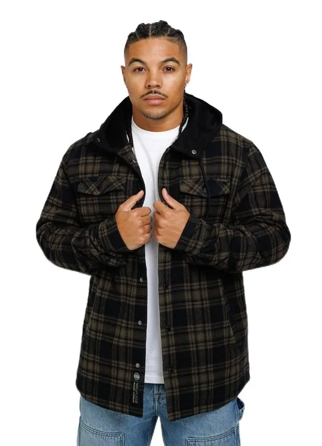 Pit Bull West Coast Pioneer camicia giacca uomo grigia cotone