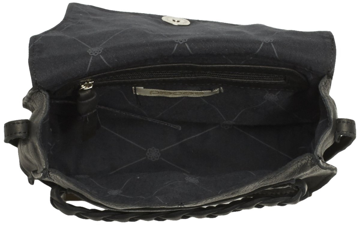 Pieces Pcjolanda Borsa a Tracolla Donna Pelle Nera
