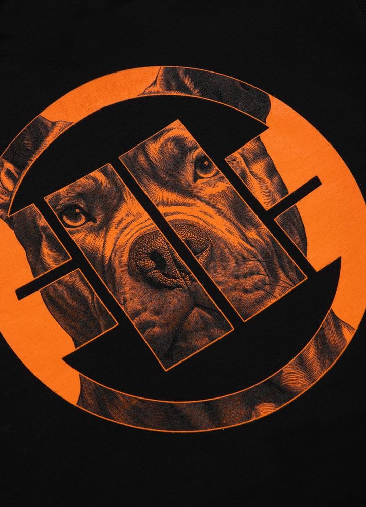 Pitbull Orange Dog felpa girocollo uomo regular fit stampa