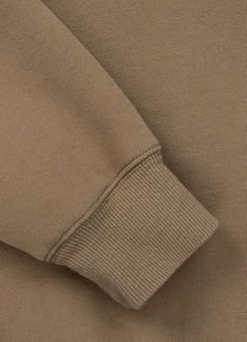 Pitbull felpa oversize donna L senza cappuccio cotone