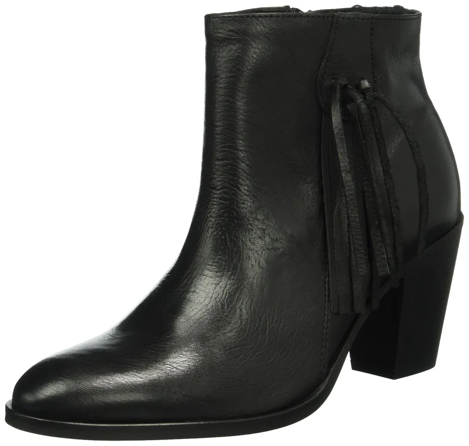 Pieces Psdiva Leather Boot stivali donna nero