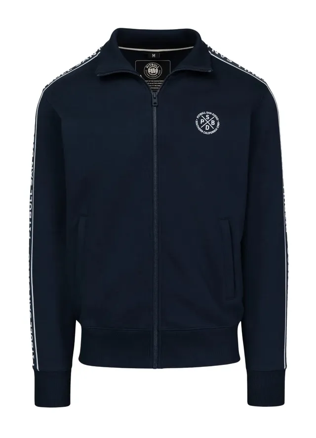 Pitbull Nexus felpa uomo con zip cotone