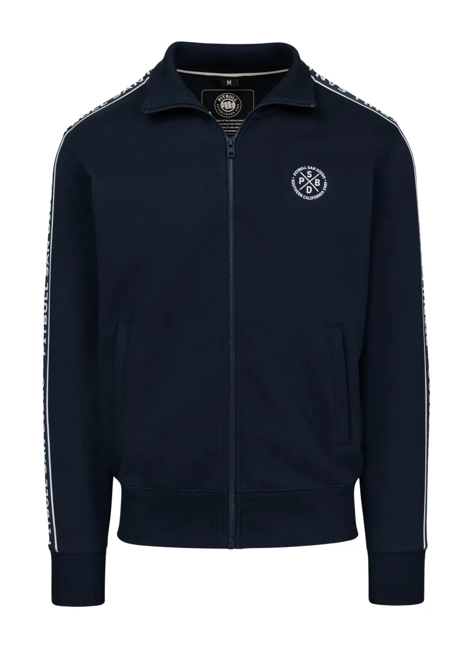 Pitbull Nexus felpa uomo con zip cotone