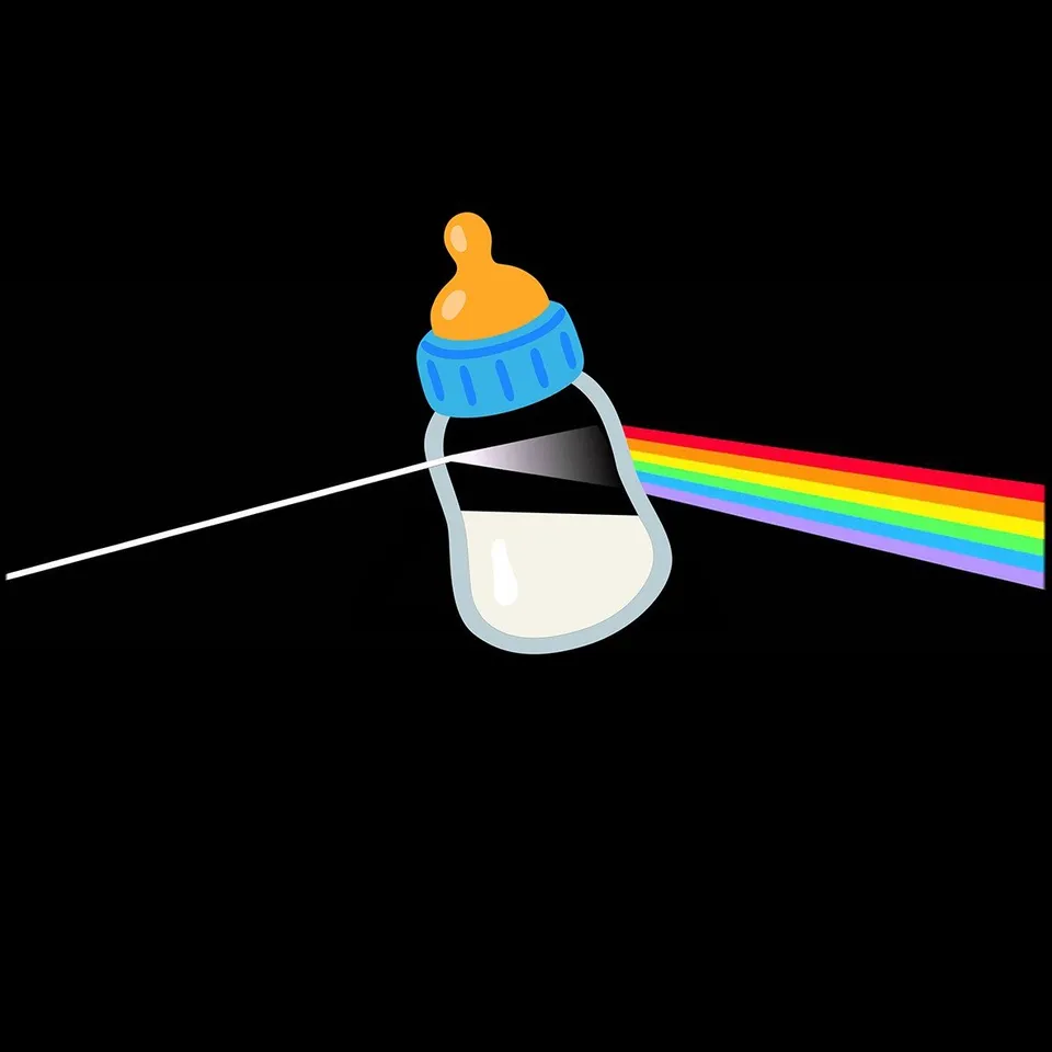 Matrix Rex Dark Side Of The Milk body cotone stampa digitale