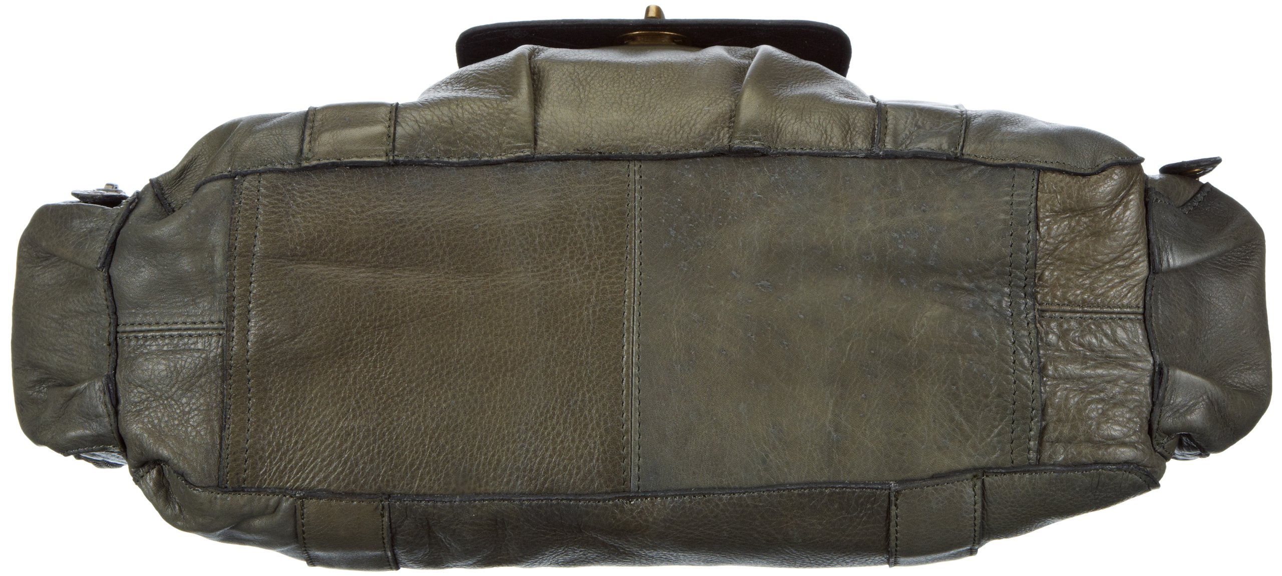 Pieces Totally Royal Leather Small borsa donna verde pelle