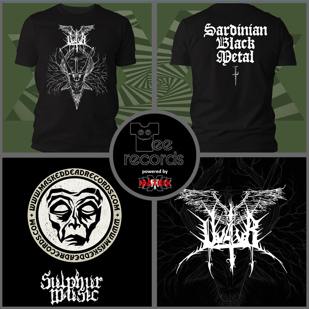 Matrix Music Store Vultur Cultores De Perdas t-shirt cotone organico