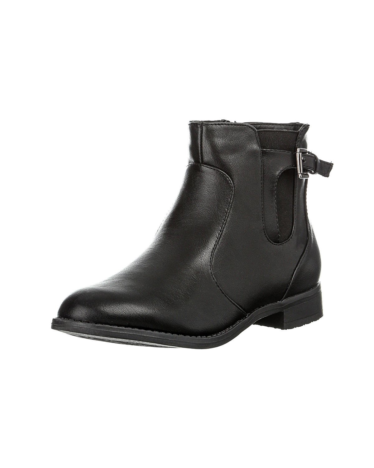 Pieces Pssha stivaletti donna neri fibbia 41