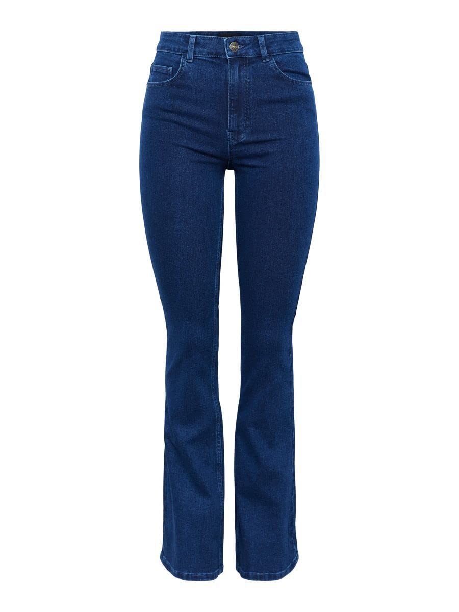 Pieces Pcpeggy Flared HW jeans svasati taglia S