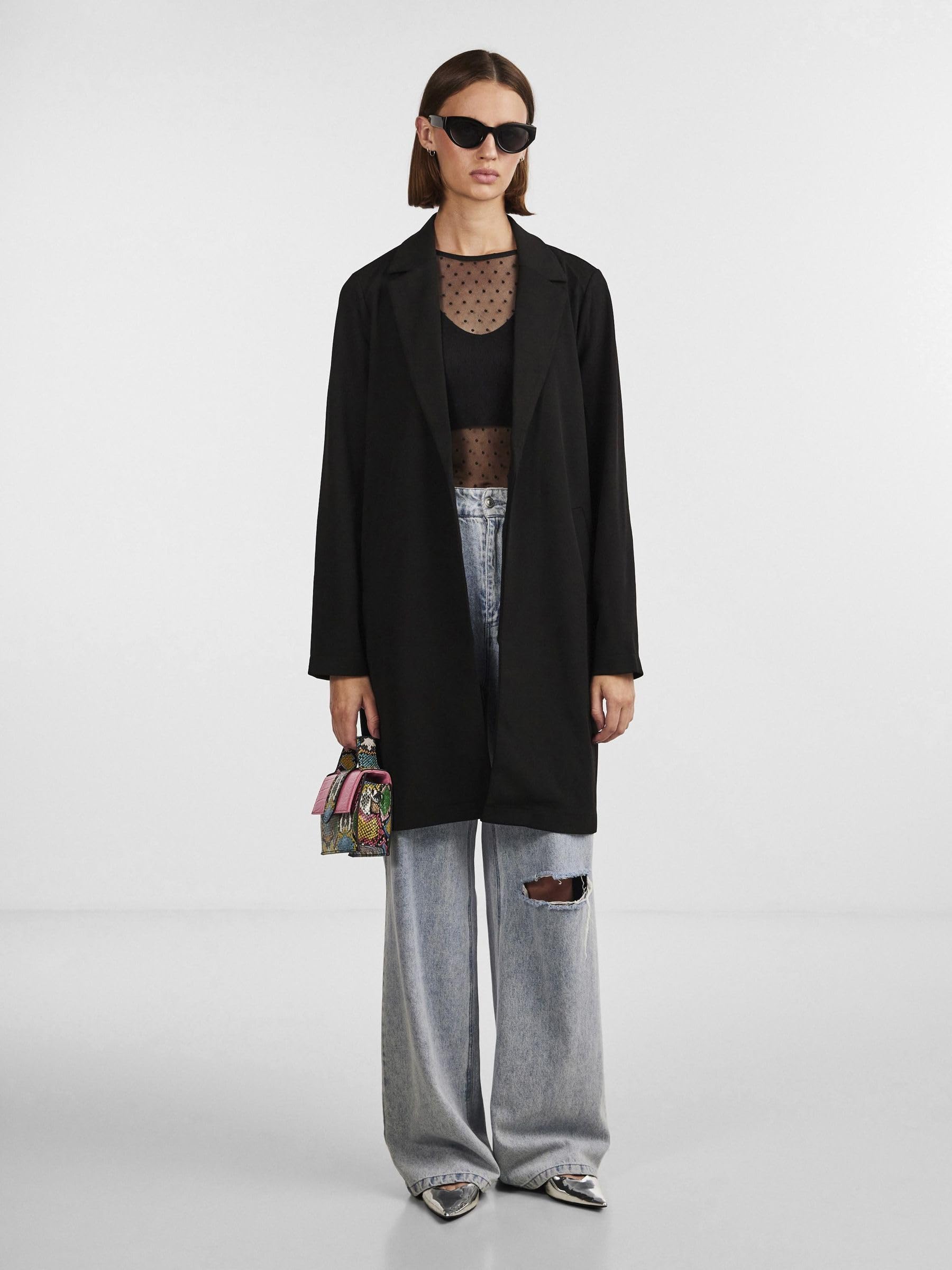Pieces Pcnula LS Blazer Noos blazer donna taglia M