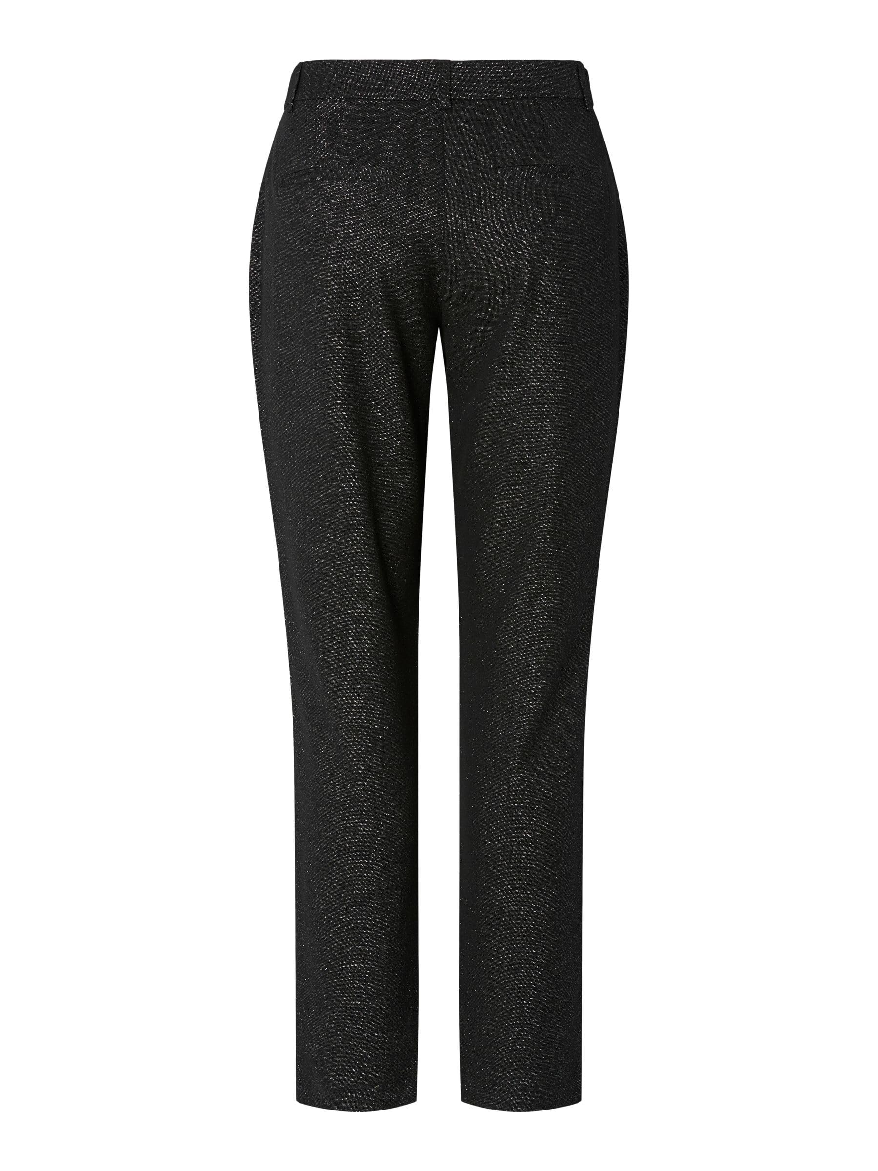 Pieces Pcbosella MW Pantaloni alla caviglia donna con glitter