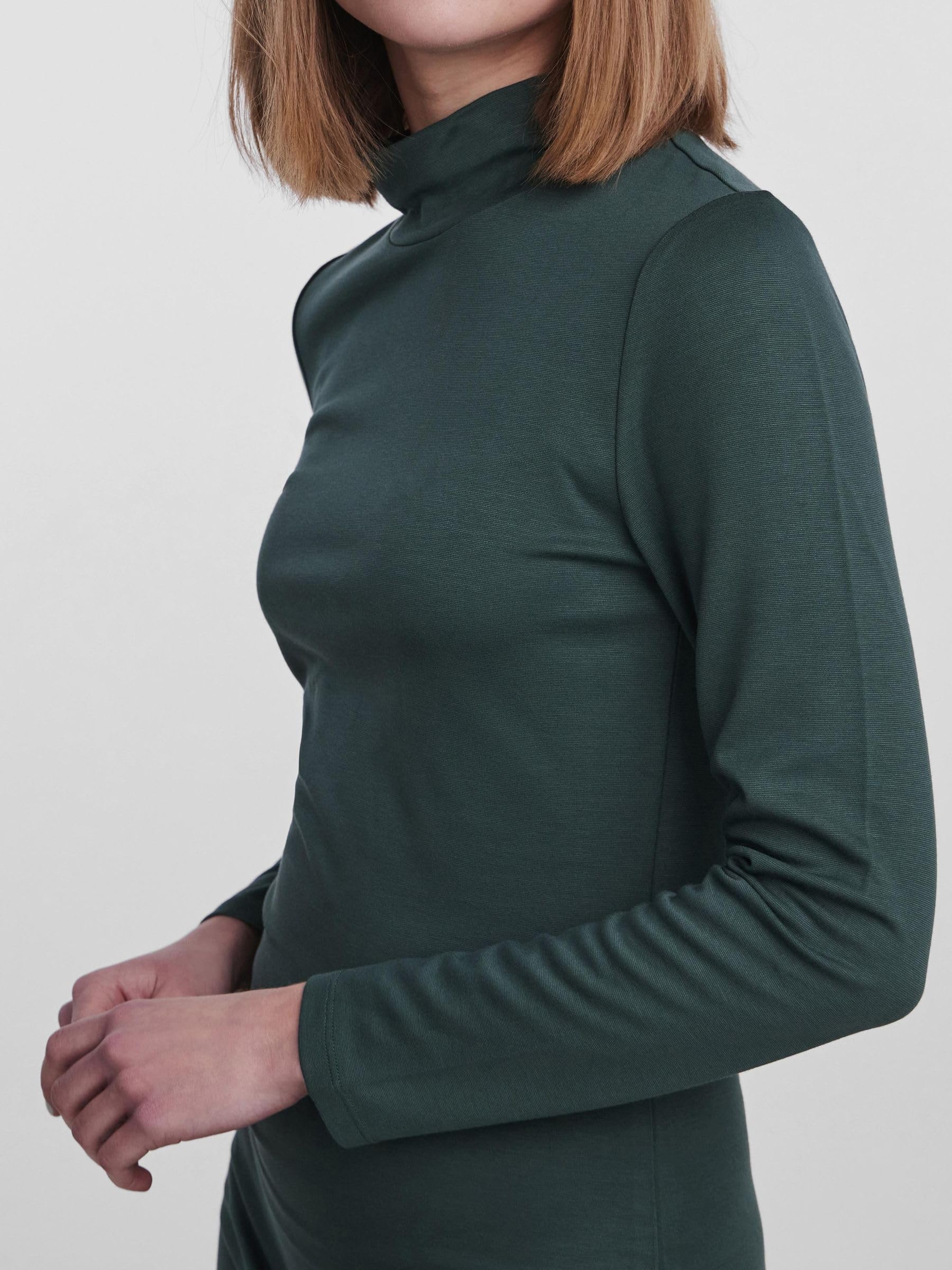 Pieces Pcnaya LS scollo a T vestito XS verde