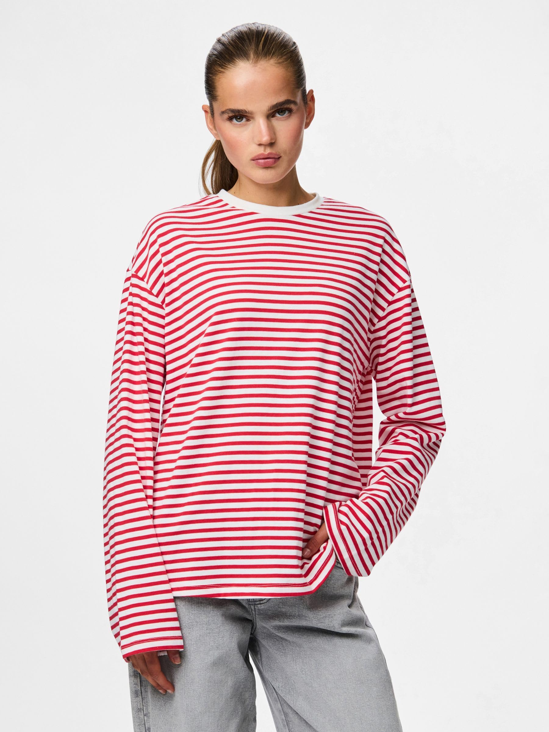 Pieces Pcsadie LS Top Noos maglia maniche lunghe S