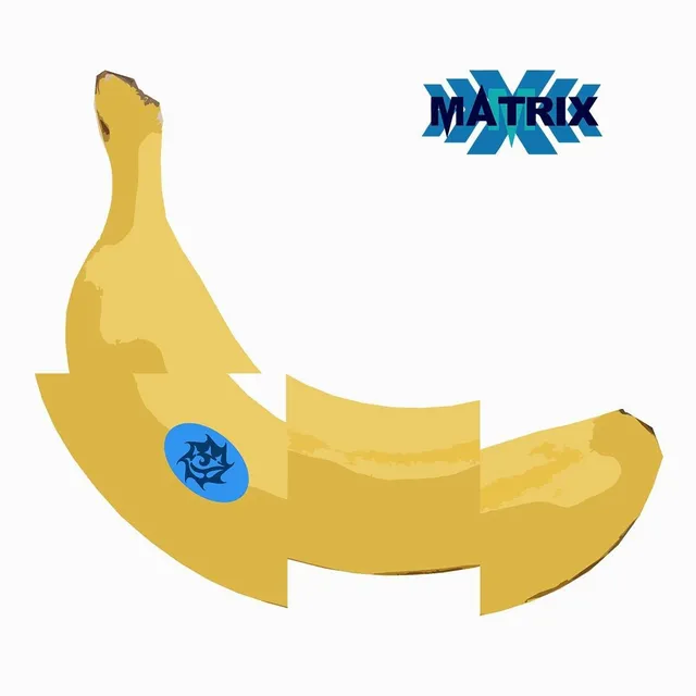 Matrix Banana T-shirt unisex stampa digitale