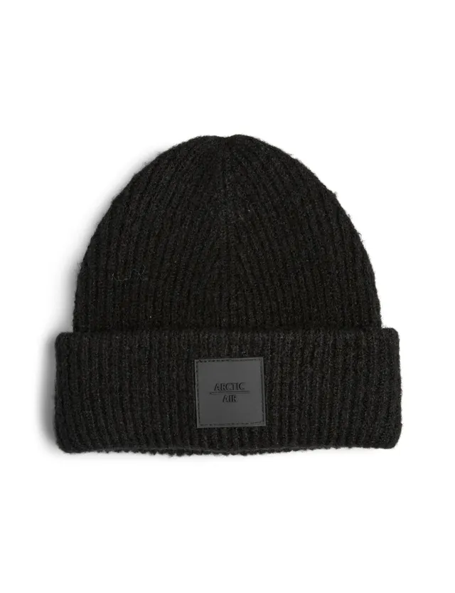 Pieces Pcpyron New Hood berretto donna nero patch