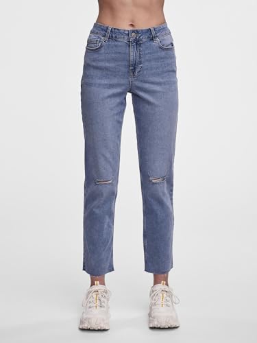 Pieces jeans donna 26W/30L blu denim medio