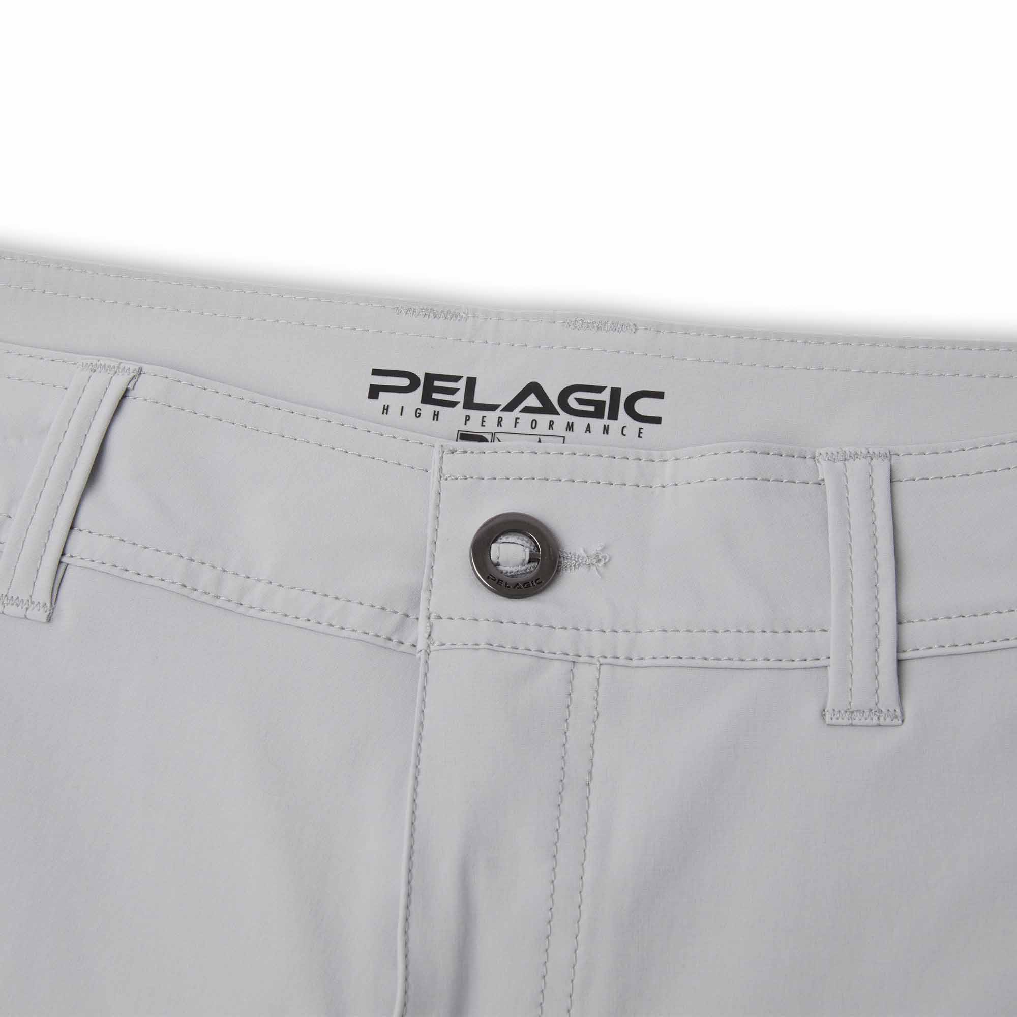 Pelagic Mako shorts uomo grigio chiaro tessuto elasticizzato
