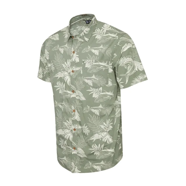 Pelagic Knockdown camicia uomo Mangrove UPF 50+