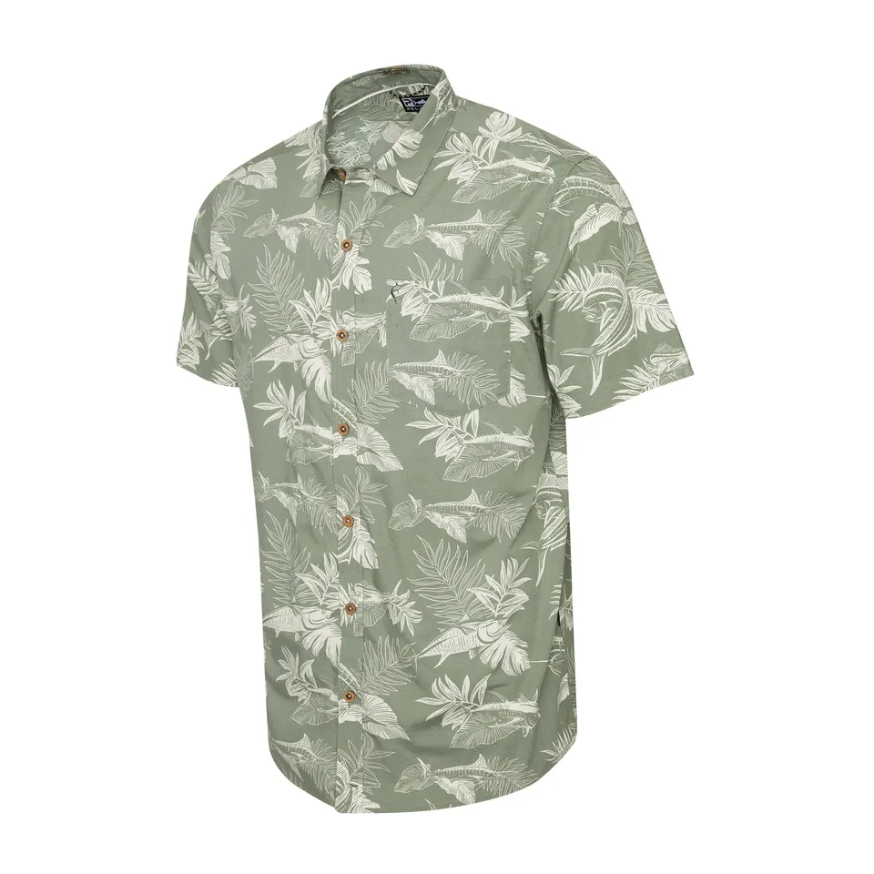 Pelagic Knockdown camicia uomo Mangrove UPF 50+