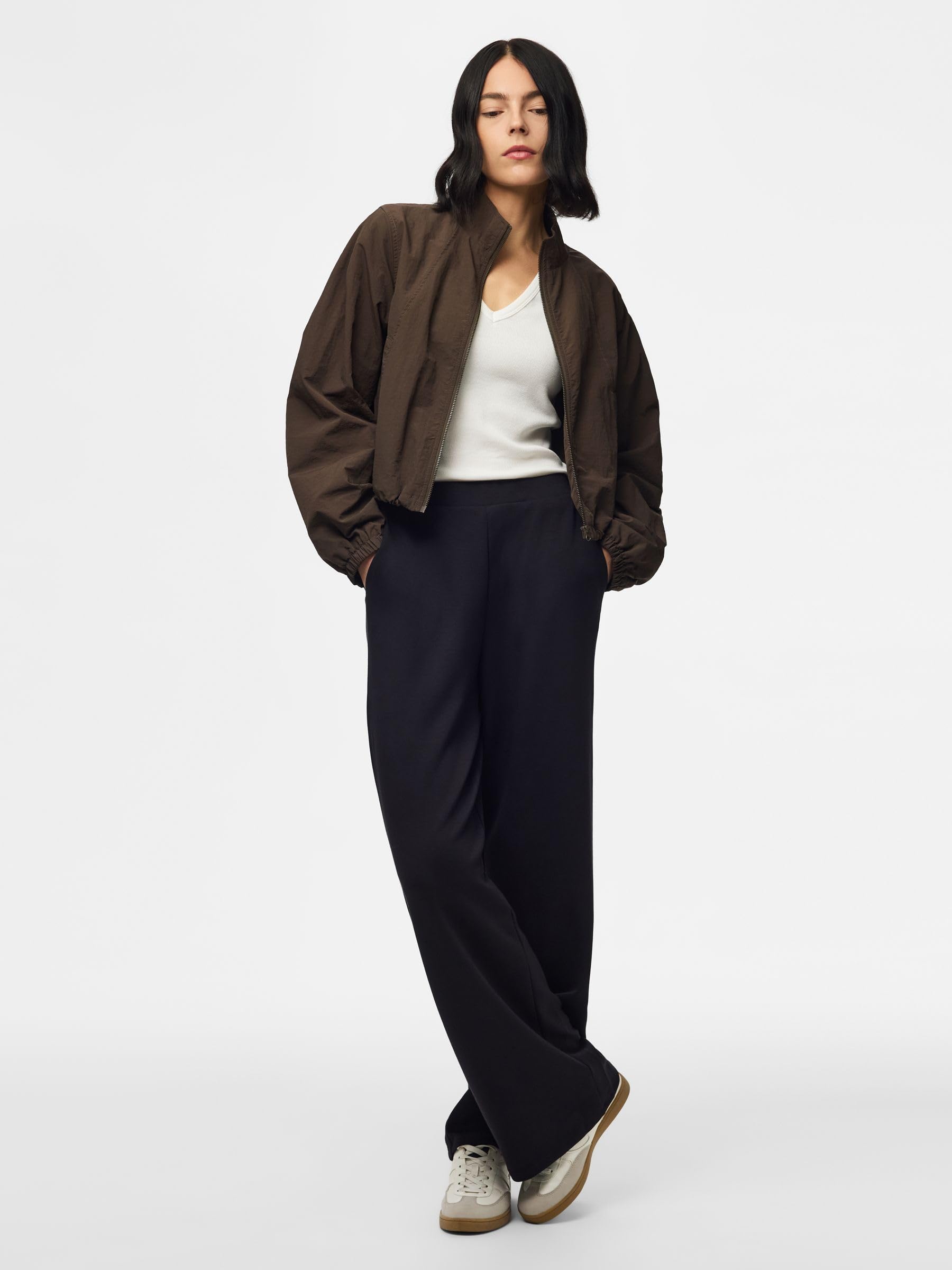 Pieces Pcjabina giacca bomber donna taglia L jacquard