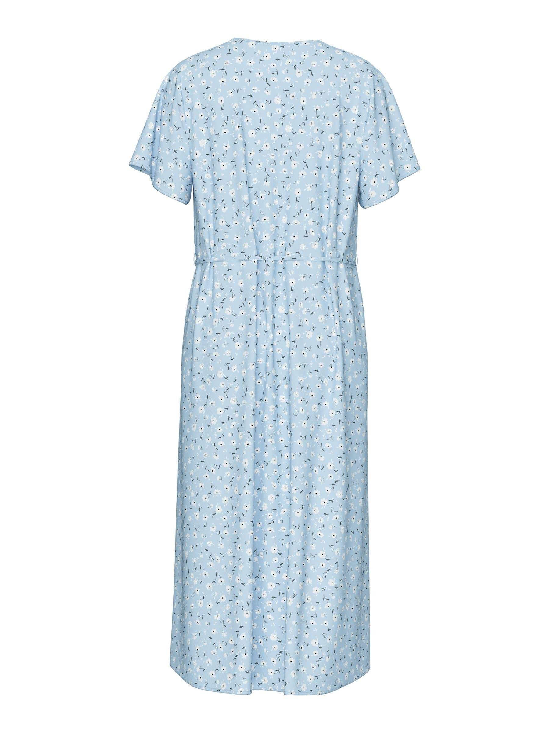 PIECES Pcnya V-Neck Midi abito donna scollo a V
