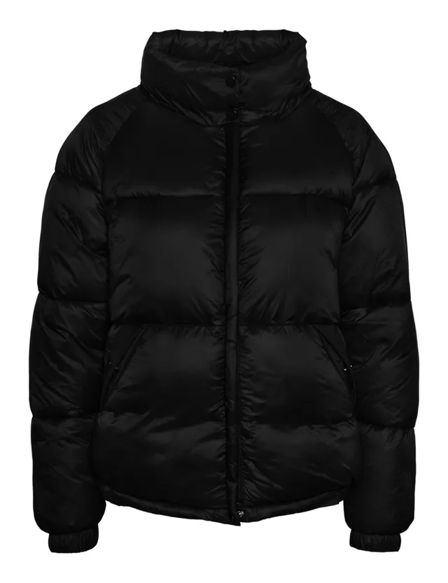 PIECES Pcnaomy High Collar Puffer Jacket piumino collo alto