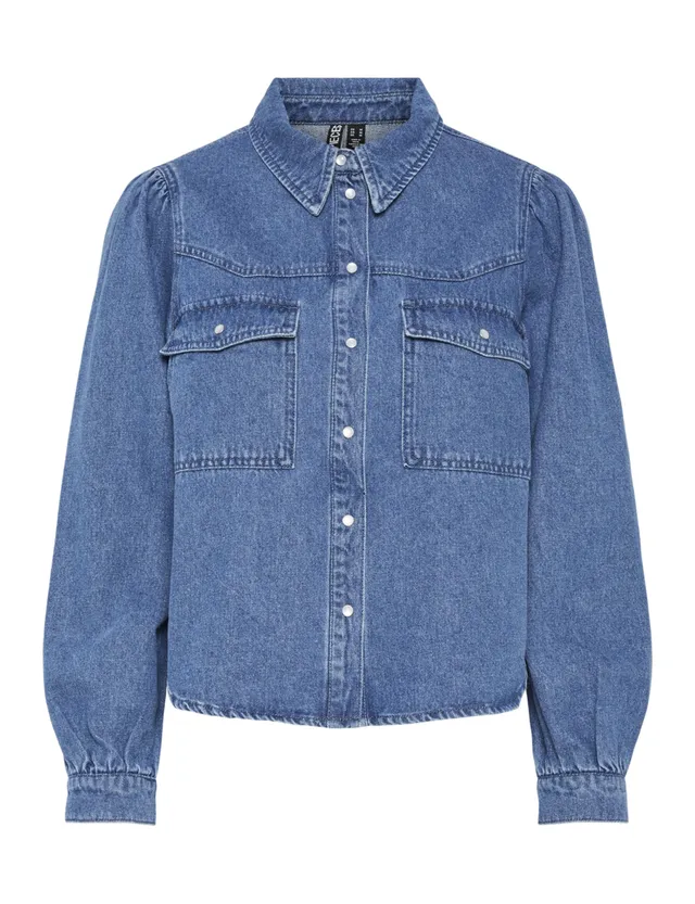 PIECES Pcpaula LS camicia donna maniche lunghe XS