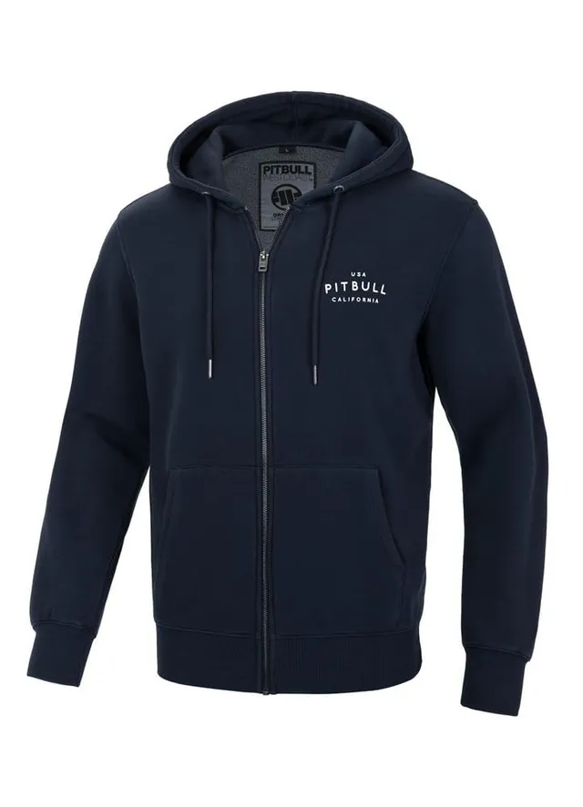 Pitbull Washed Lancaster Basics Hoody Zipper felpa uomo in cotone
