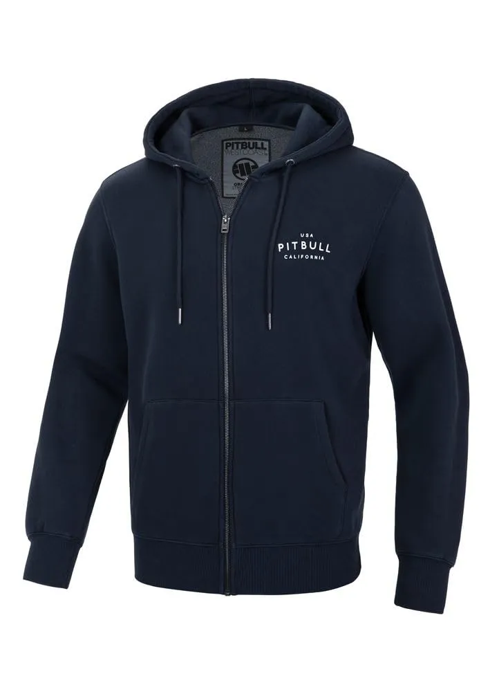 Pitbull Washed Lancaster Basics Hoody Zipper felpa uomo in cotone