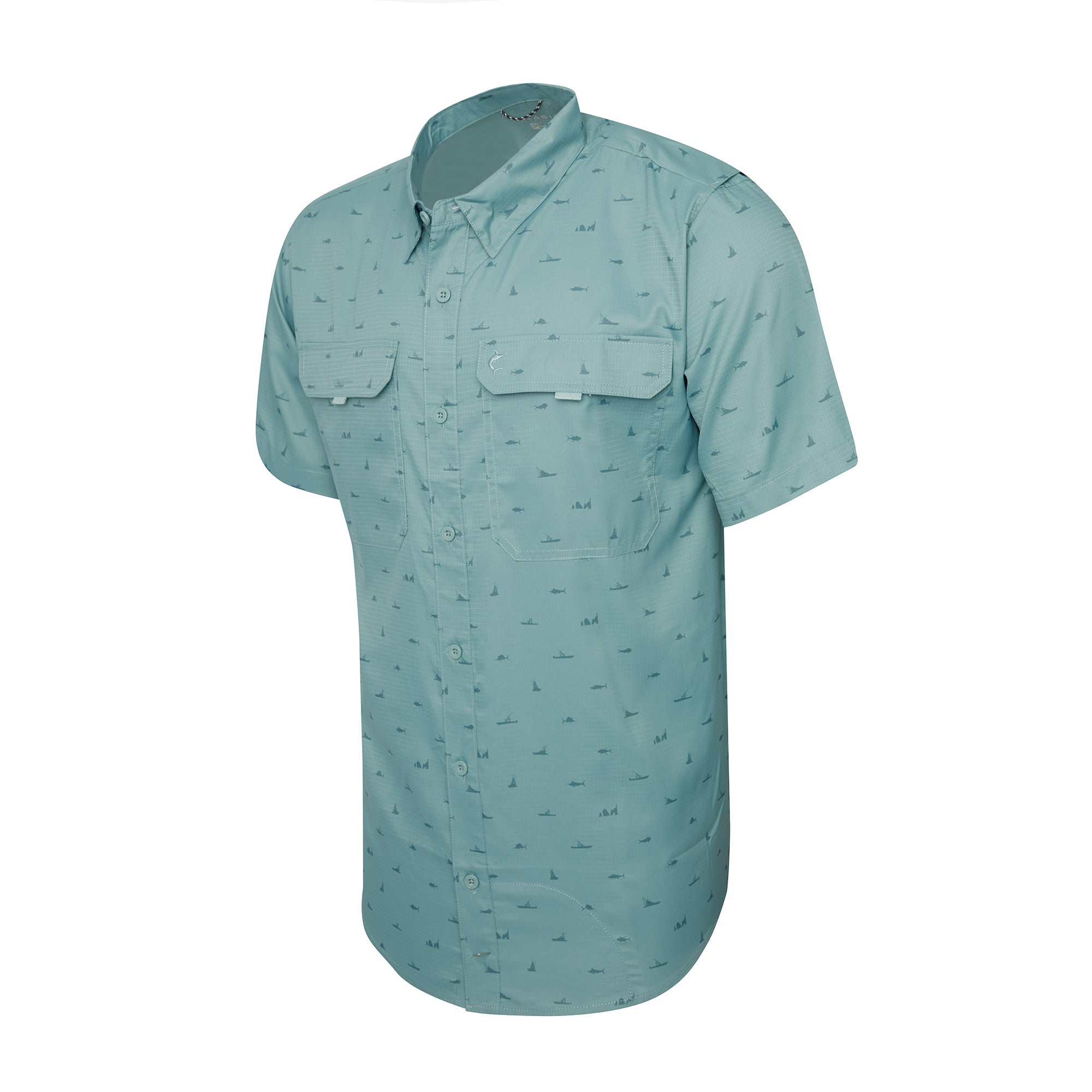 Pelagic Keys Mini Arch camicia trellis UPF 50+
