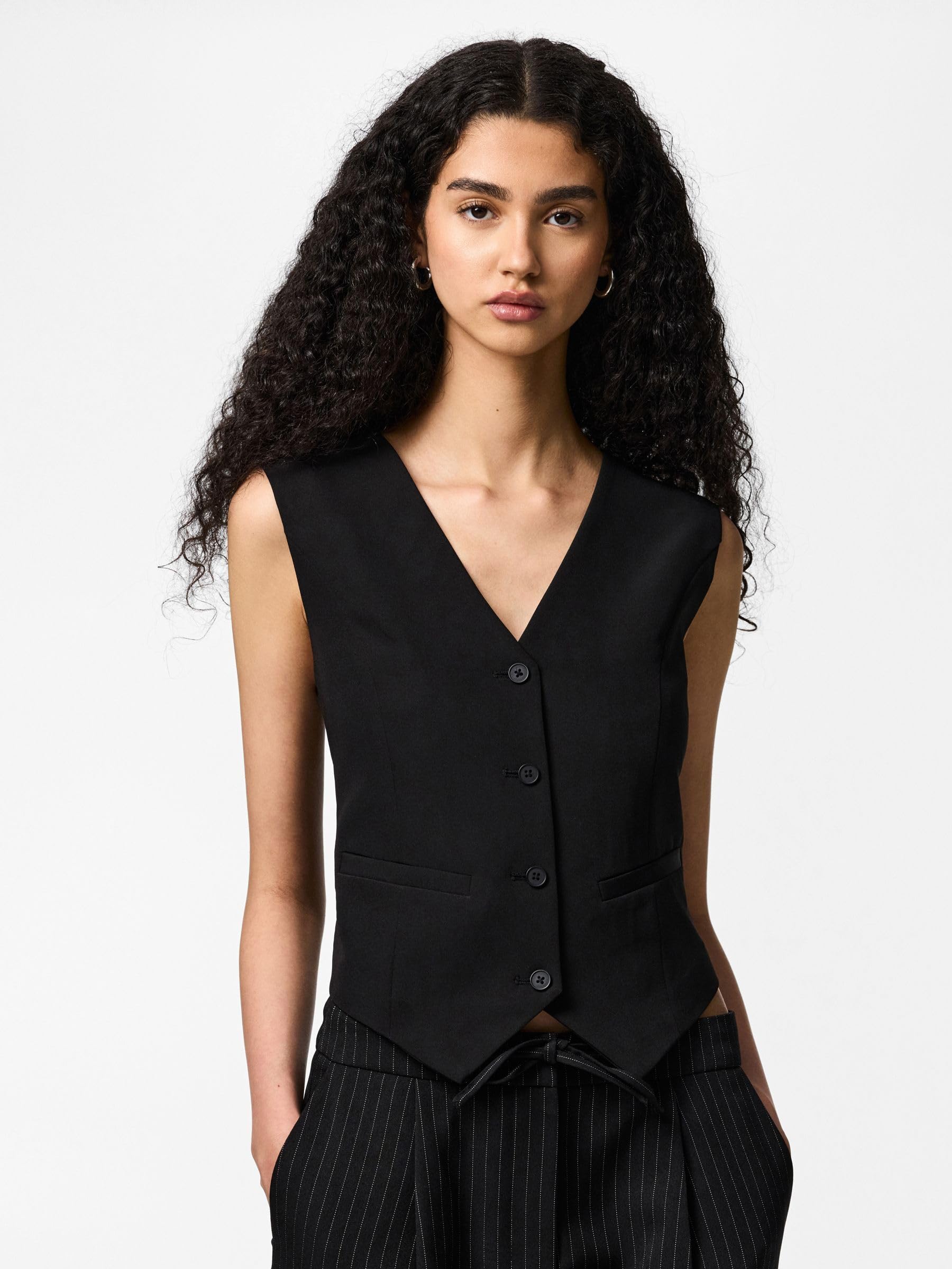 Pieces Pcbozzy gilet donna elegante uso quotidiano