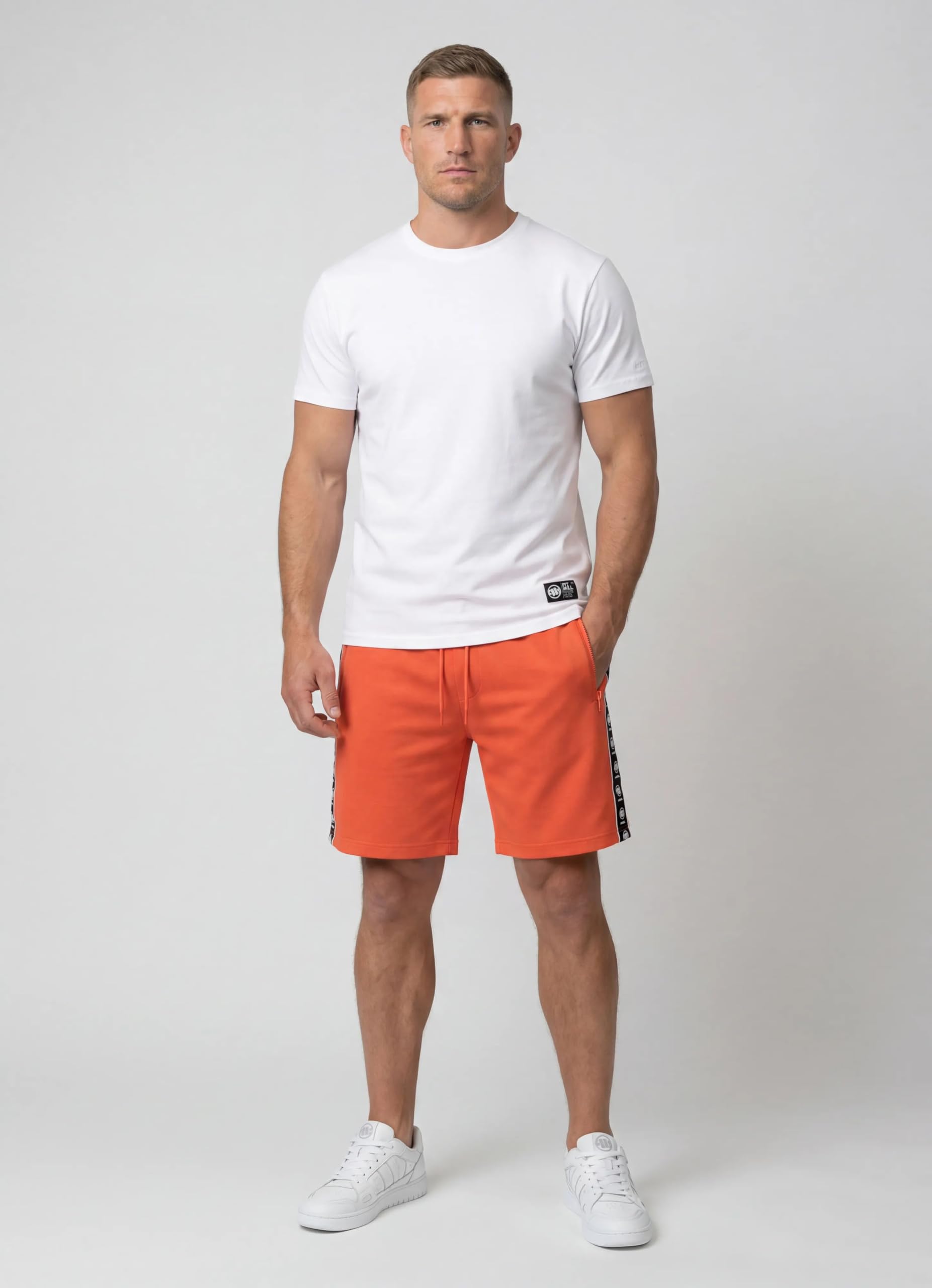 Pitbull Tape Nugget Shorts Uomo Corti con Zip