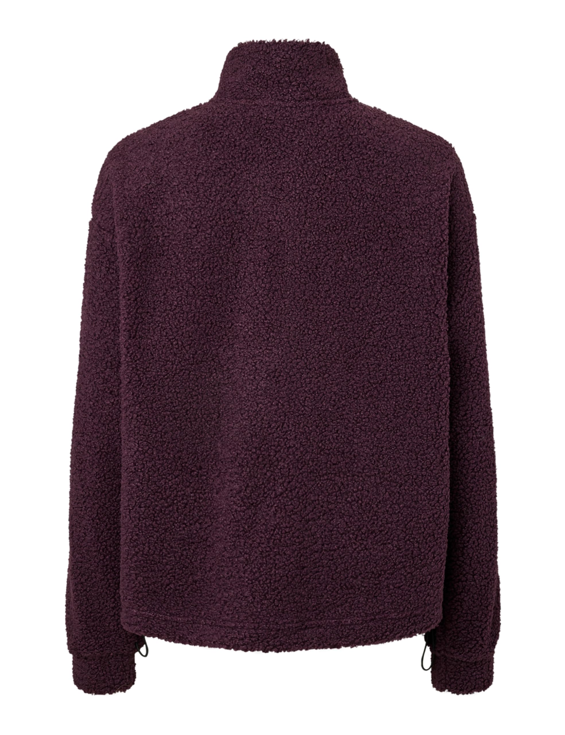 Pieces Pckatty Teddy giacca donna mezza zip teddy